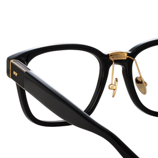 Linda Farrow Steffen Optical in Black AC 56
