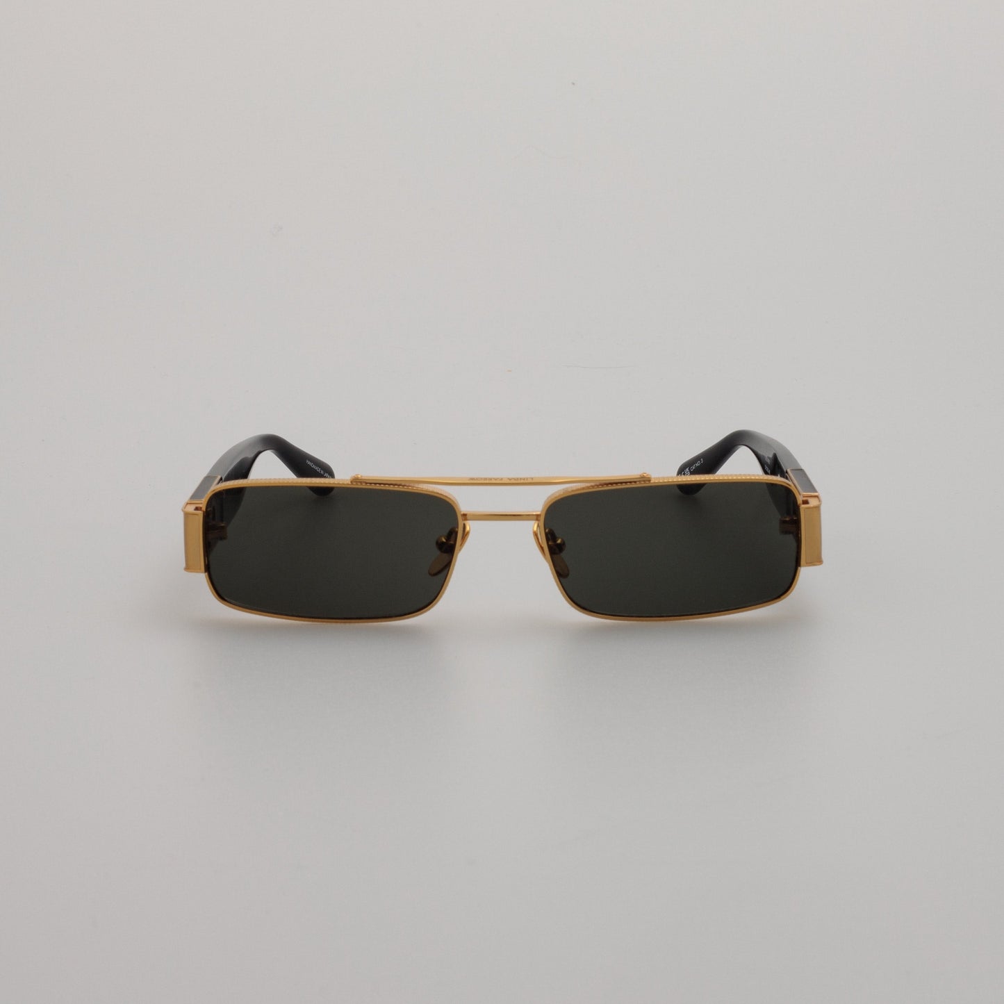 Linda Farrow Joey Sunglasses in Yellow Gold C1 61