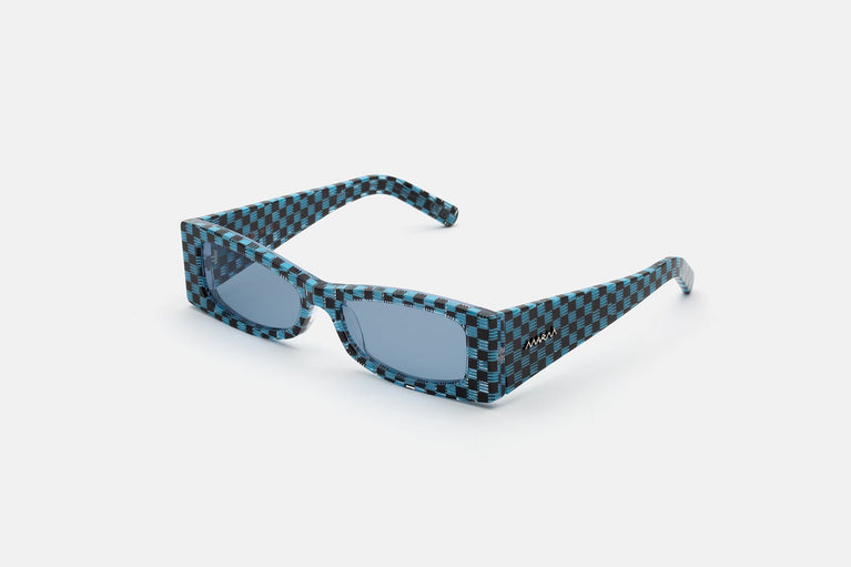 Marni Zokoa Blue/Black Checks OAY 56