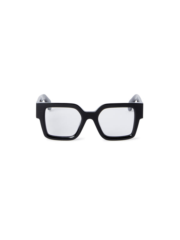 【送料&関税込】Off-White Optical Style 62 Glasses - Unisex Big Square Eyeglasses Frames With Black and White Stripes