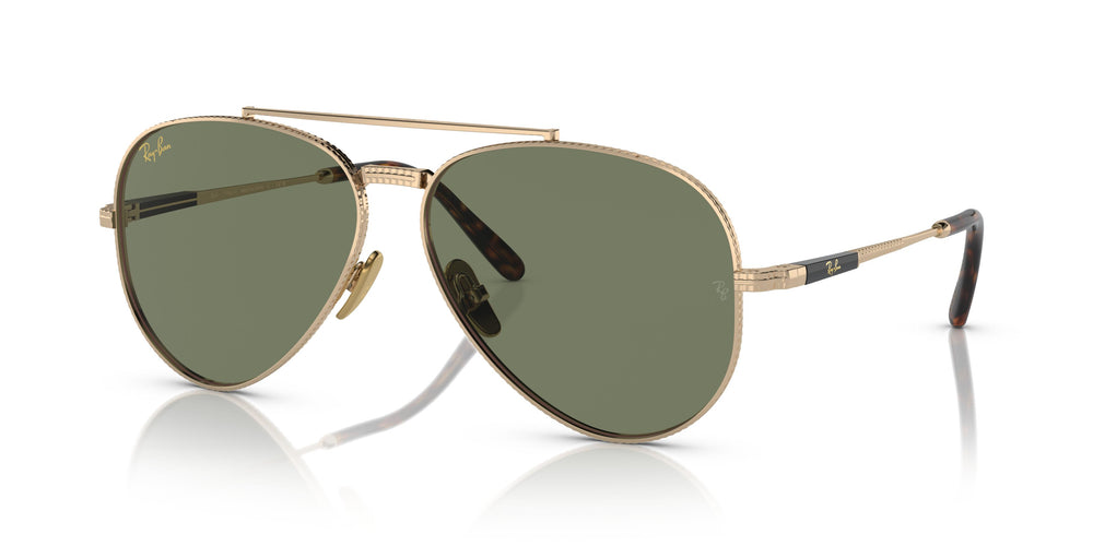 Ray-Ban RB8225 AVIATOR TITANIUM 313852 58