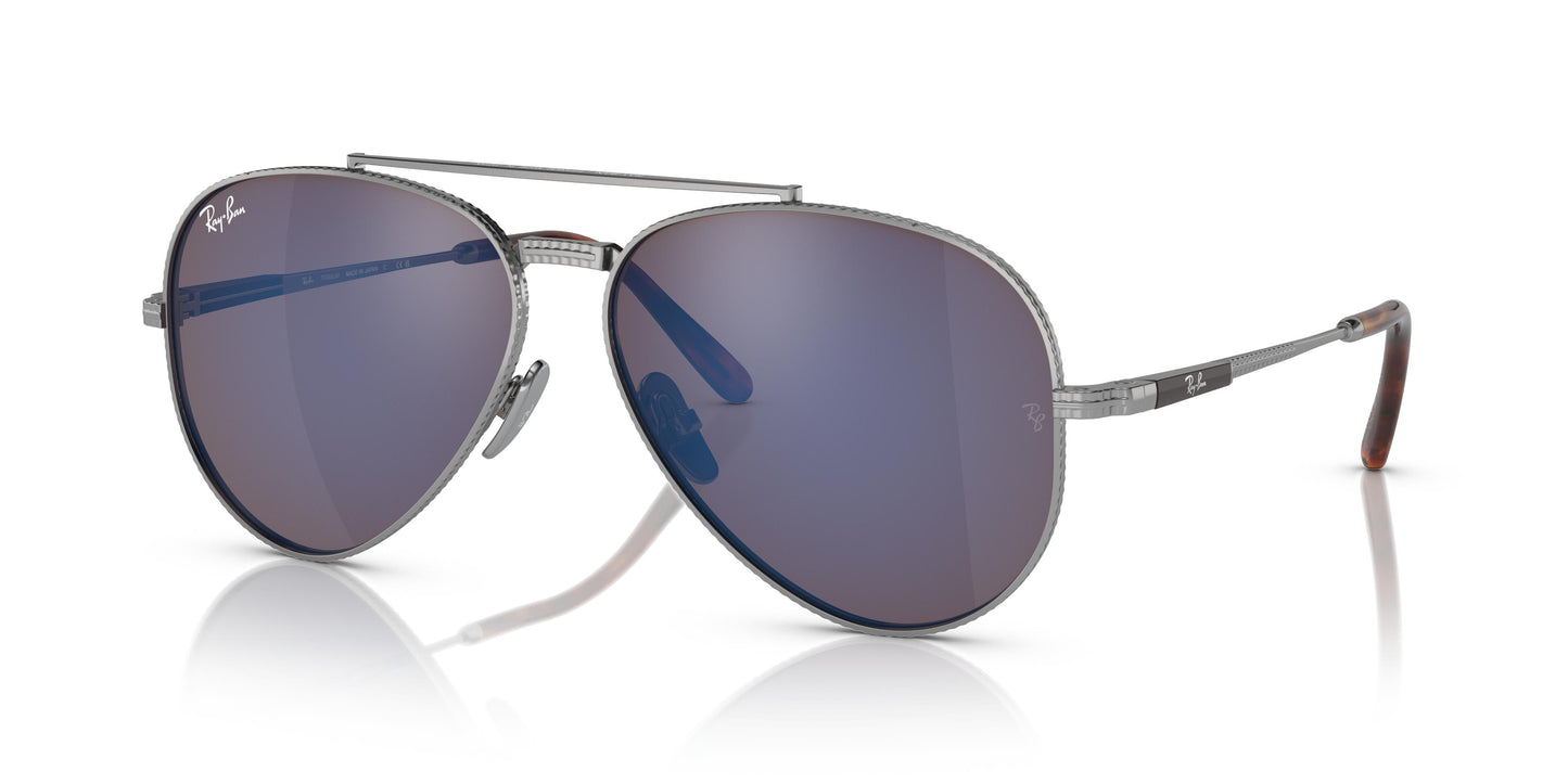 Ray-Ban RB8225 AVIATOR TITANIUM 3140AF 58