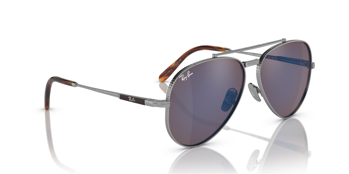 Ray-Ban RB8225 AVIATOR TITANIUM 3140AF 58