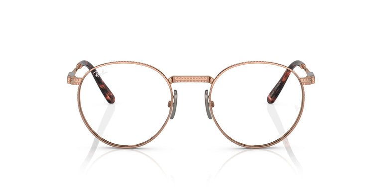 Ray-Ban RX8237V ROUND TITANIUM 1236 50