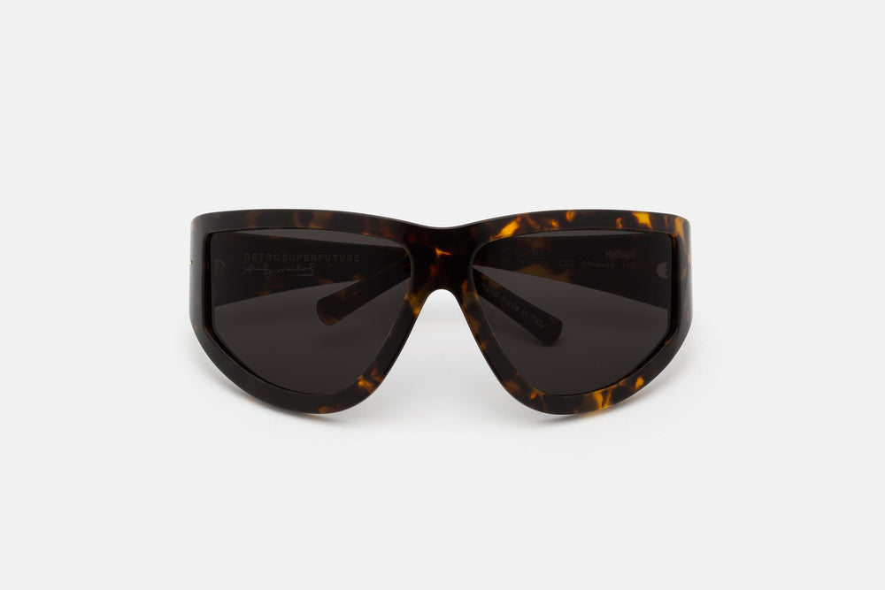 Retrosuperfuture ANDY WARHOL KNIVES BURNT HAVANA CS7 67