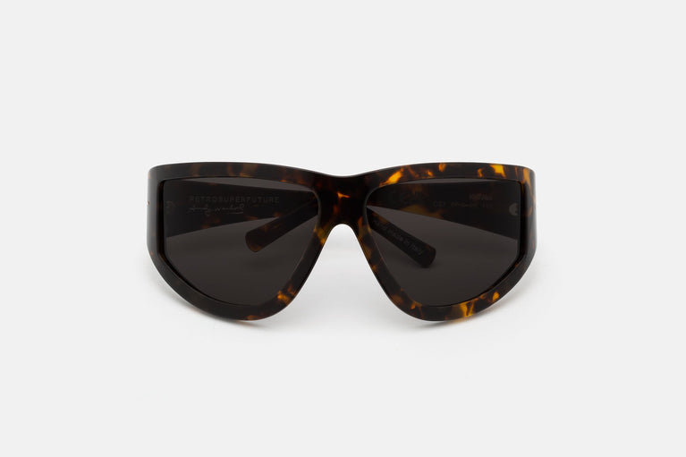 Retrosuperfuture ANDY WARHOL KNIVES BURNT HAVANA CS7 67