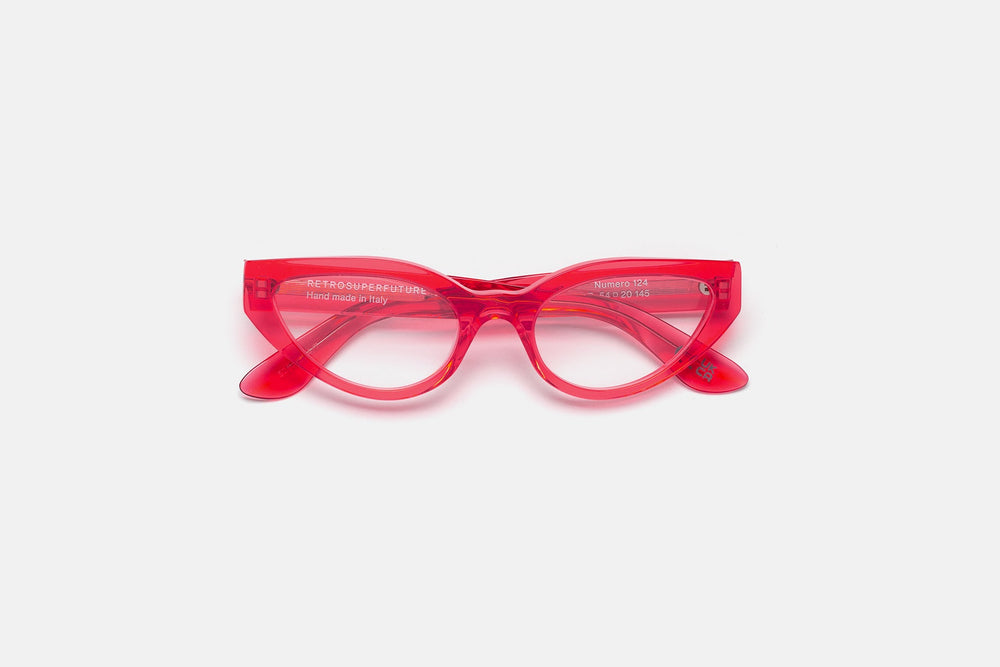 Retrosuperfuture NUMERO 124 LIGHT RED S2B 52
