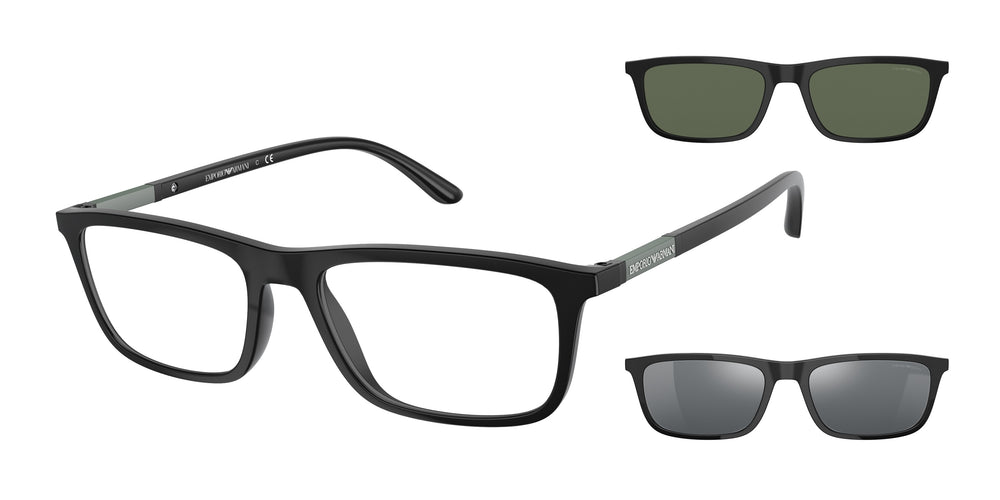 Emporio Armani EA4160 - 50421W - Matte Black - 55 mm