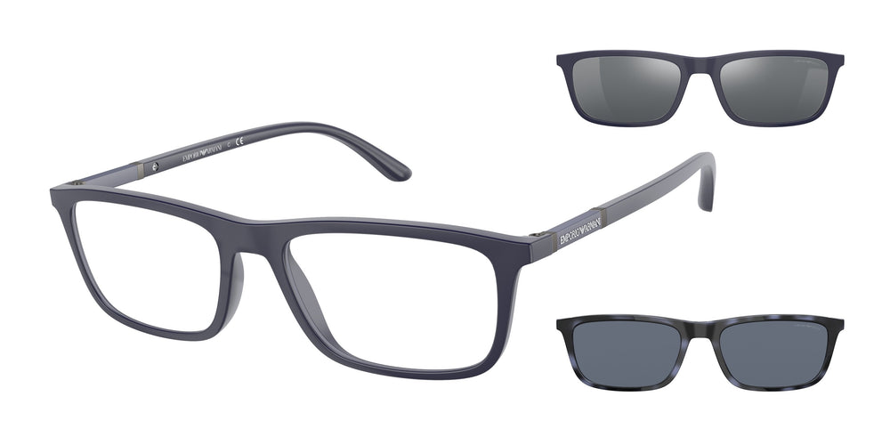 Emporio Armani EA4160 - 50881W - Matte Blue - 55 mm