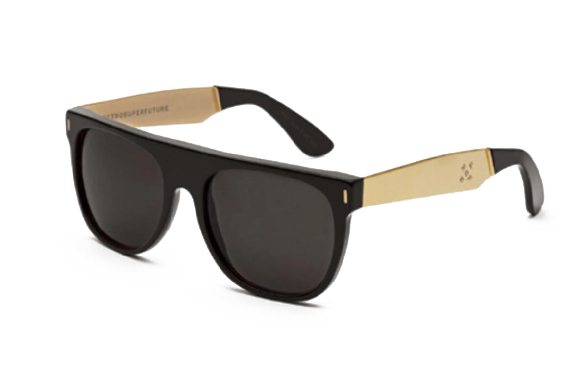 Retrosuperfuture FLAT TOP FRANCIS BLACK LAM 55