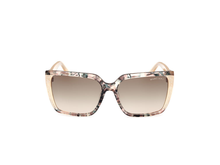 GUESS Square Frame Sunglasses - Classic Style, UV Protection, MARCOLIN GU00121