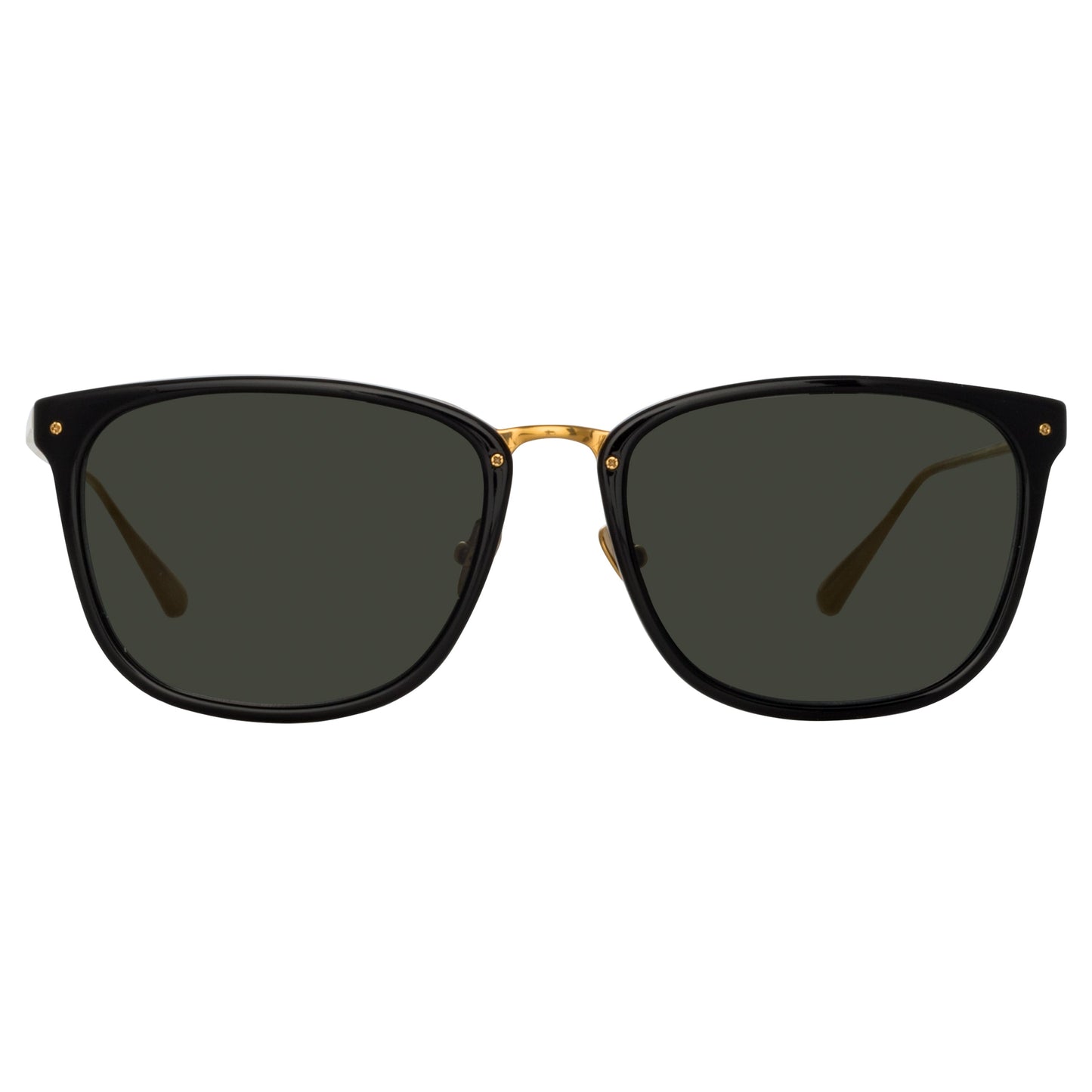 Linda Farrow Cassin D-Frame Sunglasses in Black C1 55