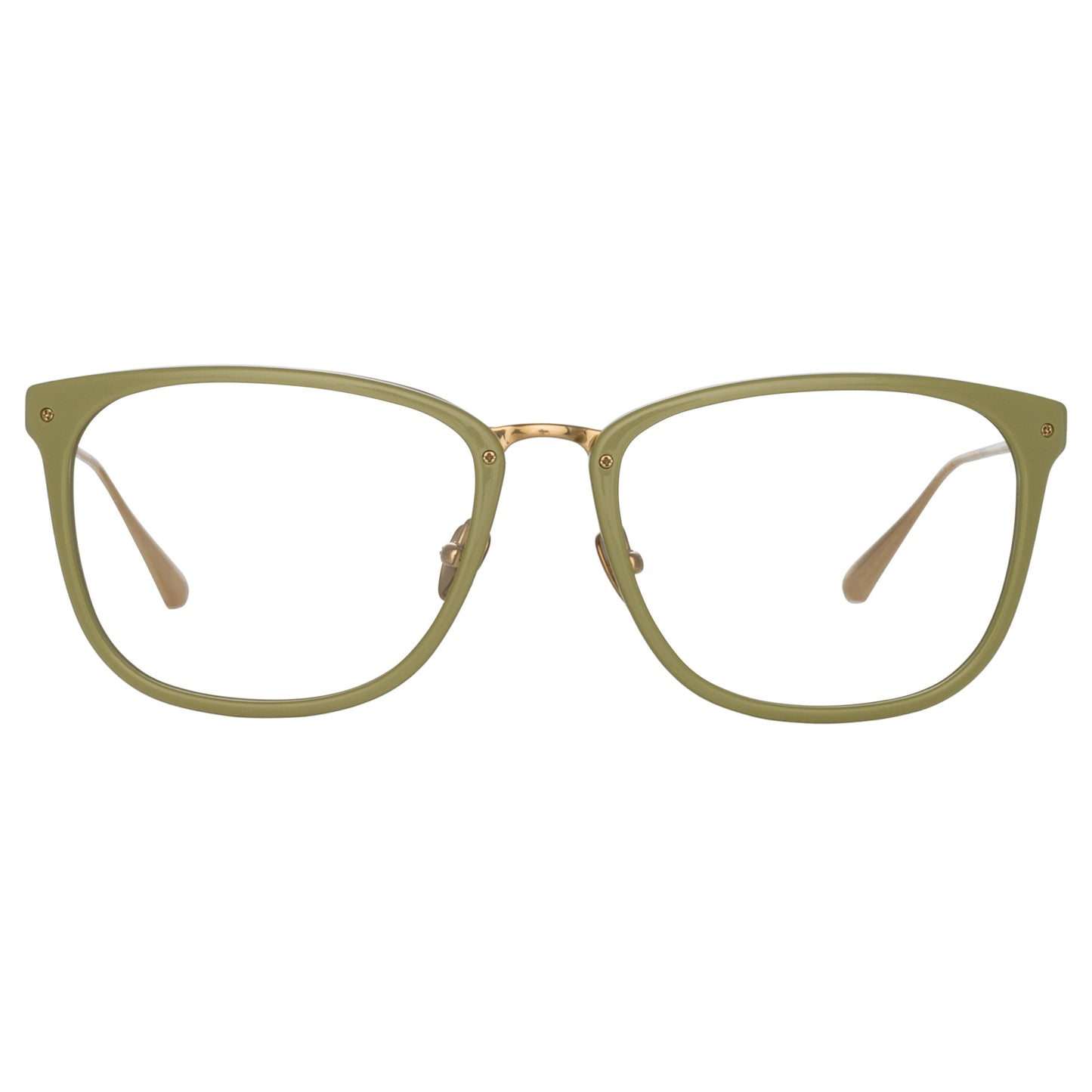 Linda Farrow Cassin Optical D-Frame in Sage C7 55
