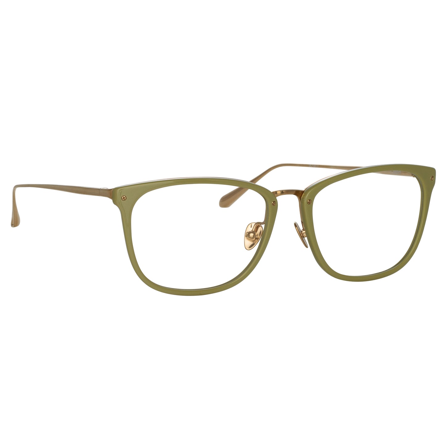 Linda Farrow Cassin Optical D-Frame in Sage C7 55