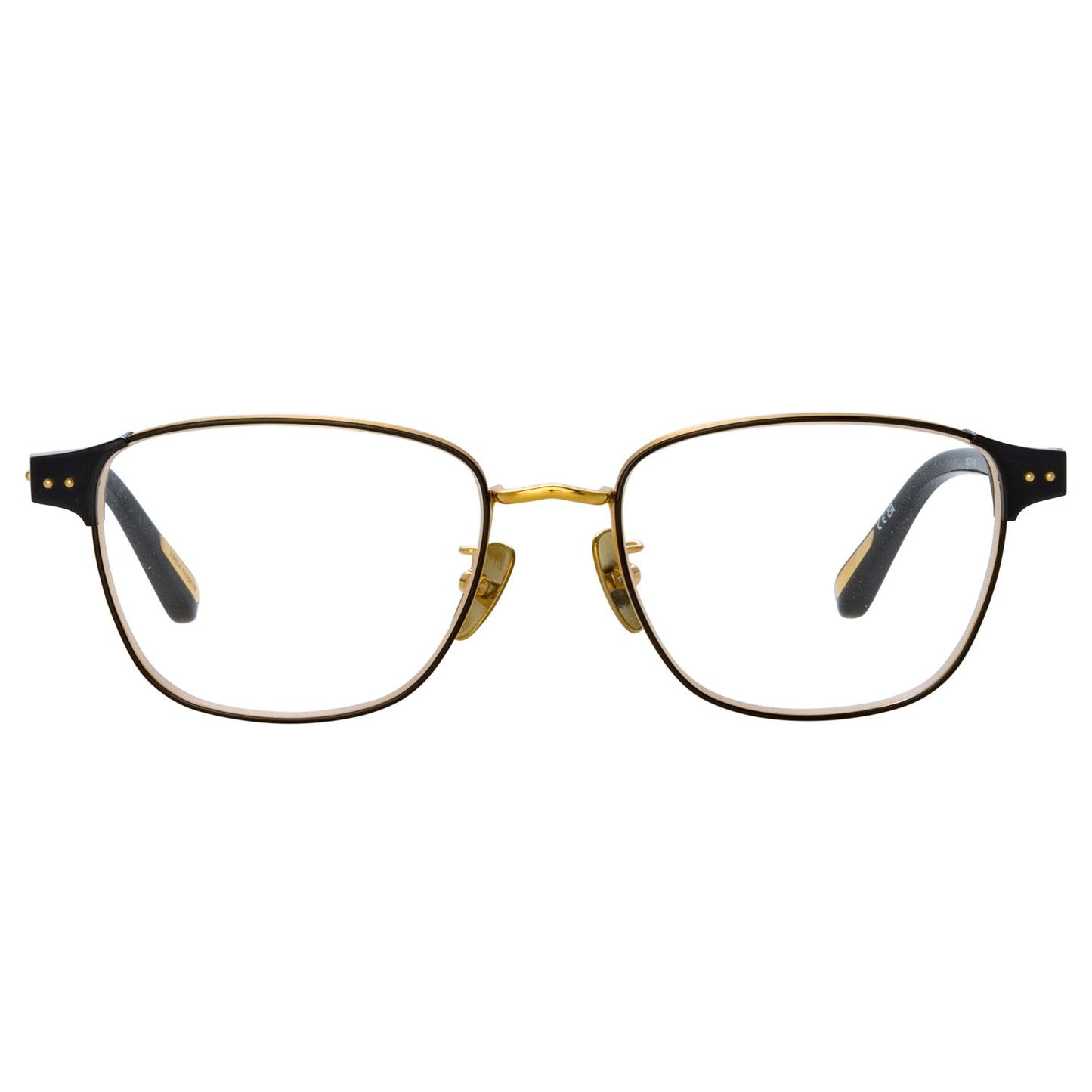Linda Farrow Alvar Optical D-Frame in Black C1 53