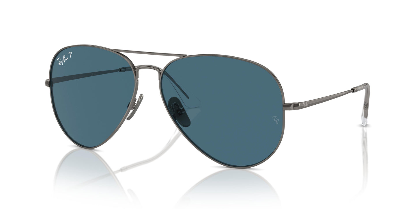 Ray-Ban RB8089 AVIATOR TITANIUM 165/S2 58