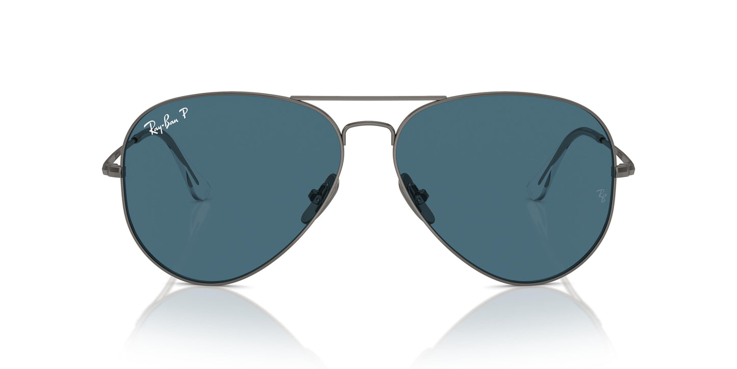 Ray-Ban RB8089 AVIATOR TITANIUM 165/S2 58