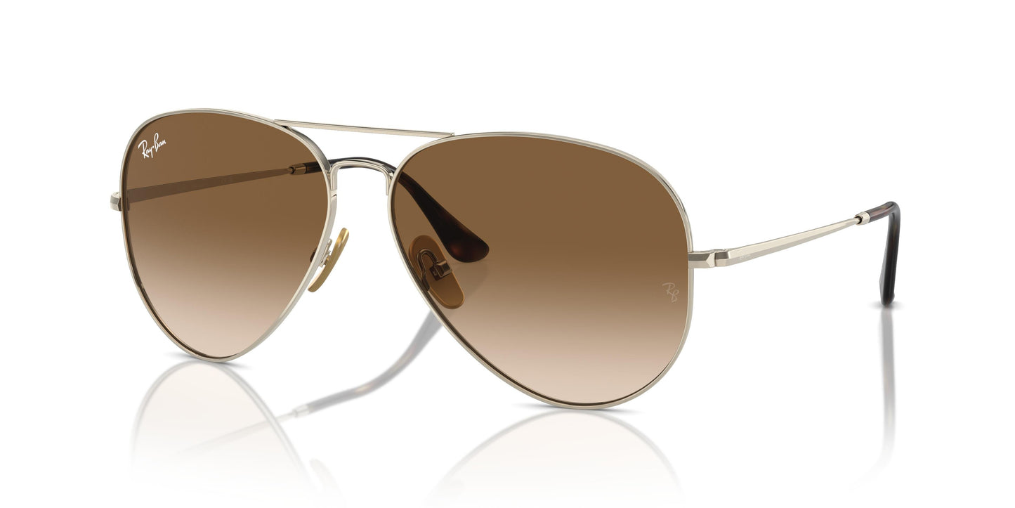 Ray-Ban RB8089 AVIATOR TITANIUM 926551 58