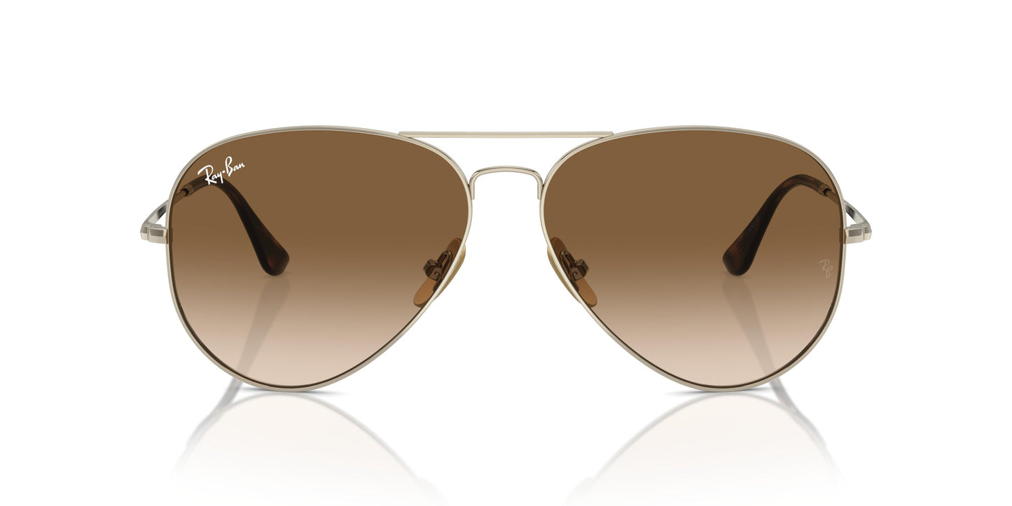 Ray-Ban RB8089 AVIATOR TITANIUM 926551 58