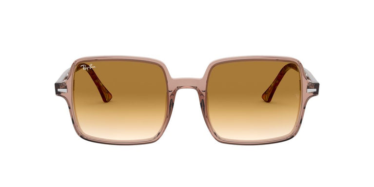 Ray-Ban RB1973 SQUARE II - 128151 - Transparent Light Brown - 53 mm