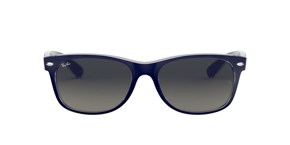 Ray-Ban RB2132 NEW WAYFARER - 605371 - Matte Blue On Transparent - 55 mm