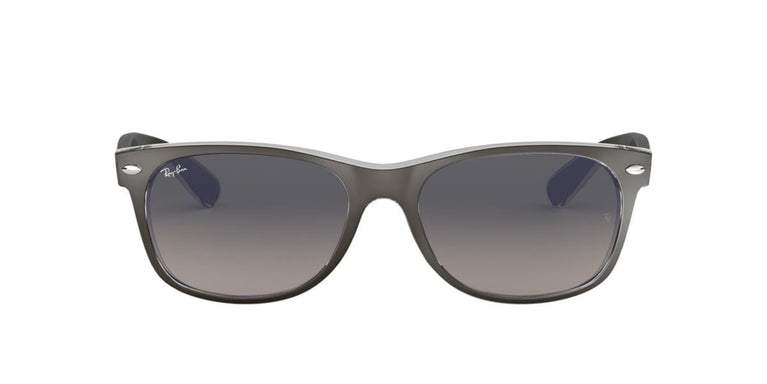 Ray-Ban RB2132 NEW WAYFARER - 614371 - Gunmetal On Transparent - 55 mm