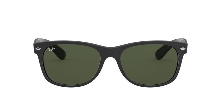 Ray-Ban RB2132 NEW WAYFARER - 646231 - Rubber Black On Black - 52 mm