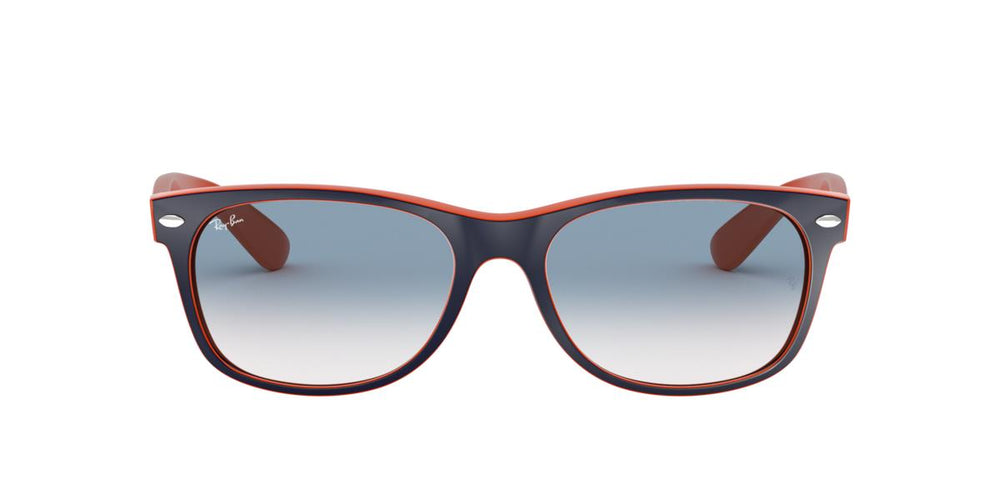 Ray-Ban RB2132 NEW WAYFARER - 789/3F - Blue On Orange - 55 mm