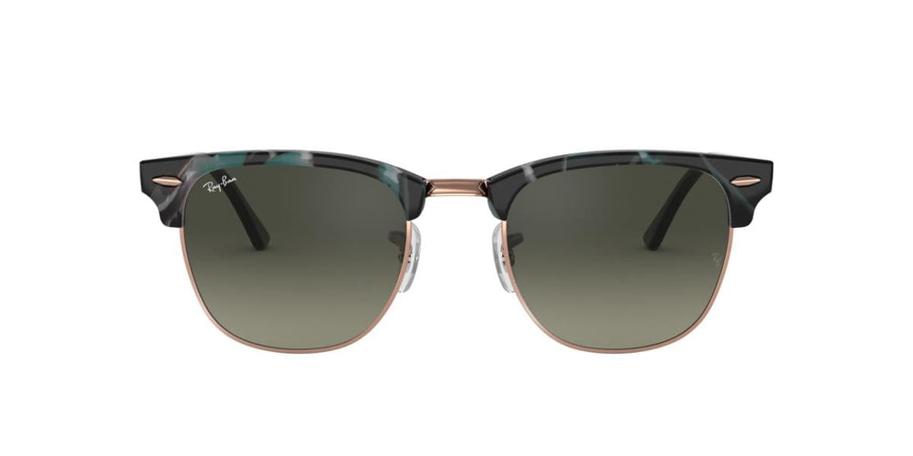 Ray-Ban RB3016 CLUBMASTER - 125571 - Spotted Grey/Green - 49 mm