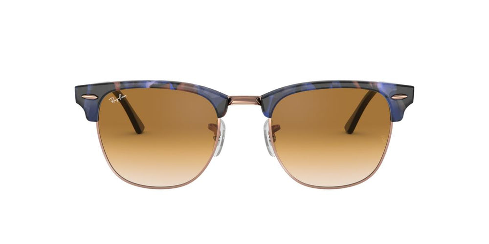 Ray-Ban RB3016 CLUBMASTER - 125651 - Spotted Brown/Blue - 49 mm