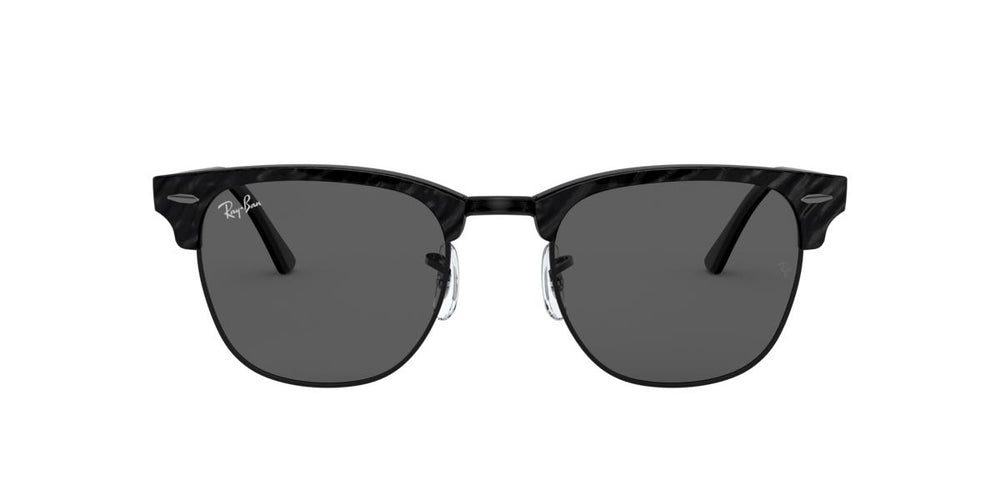 Ray-Ban RB3016 CLUBMASTER - 1305B1 - Wrinkled Black On Black - 51 mm