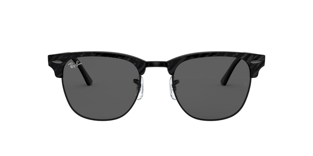 Ray-Ban RB3016 CLUBMASTER - 1305B1 - Wrinkled Black On Black - 49 mm