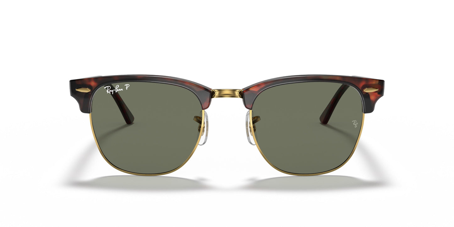 Ray-Ban RB3016 CLUBMASTER - 990/58 - Red Havana - 51 mm