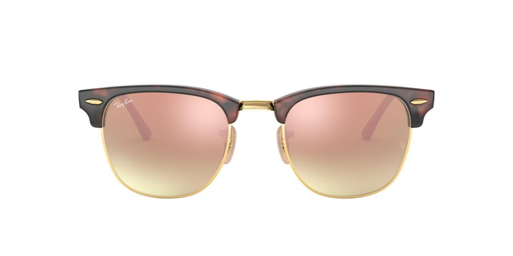 Ray-Ban RB3016 CLUBMASTER - 990/7O - Red Havana - 51 mm