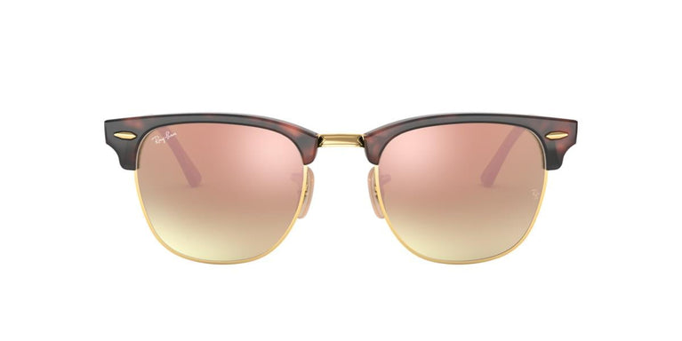 Ray-Ban RB3016 CLUBMASTER - 990/7O - Red Havana - 51 mm