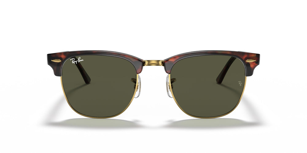 Ray-Ban RB3016 CLUBMASTER - W0366 - Mock Tortoise On Arista - 49 mm