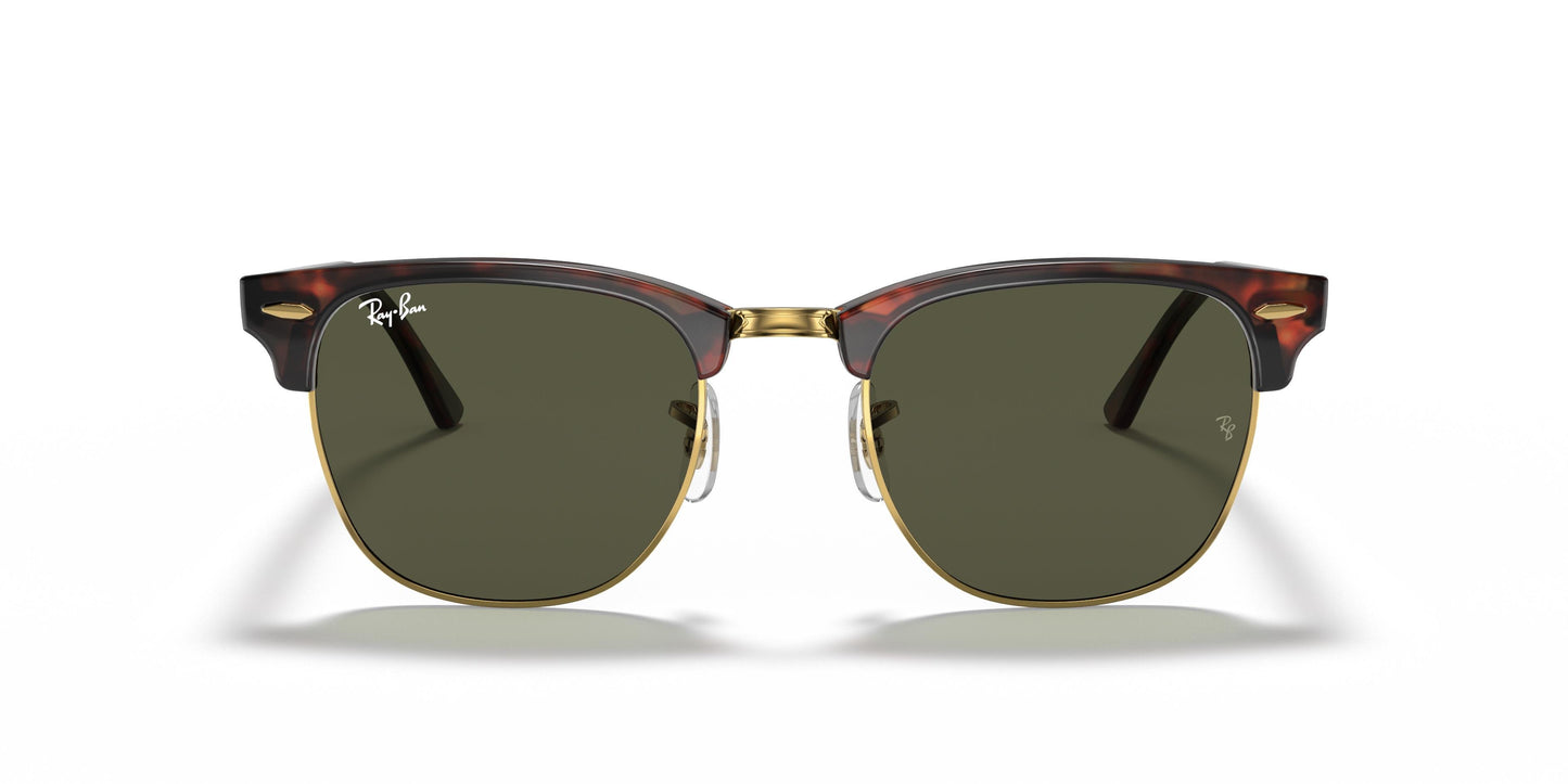 Ray-Ban RB3016 CLUBMASTER - W0366 - Mock Tortoise On Arista - 49 mm