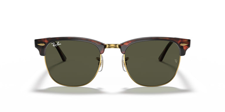 Ray-Ban RB3016 CLUBMASTER - W0366 - Mock Tortoise On Arista - 49 mm