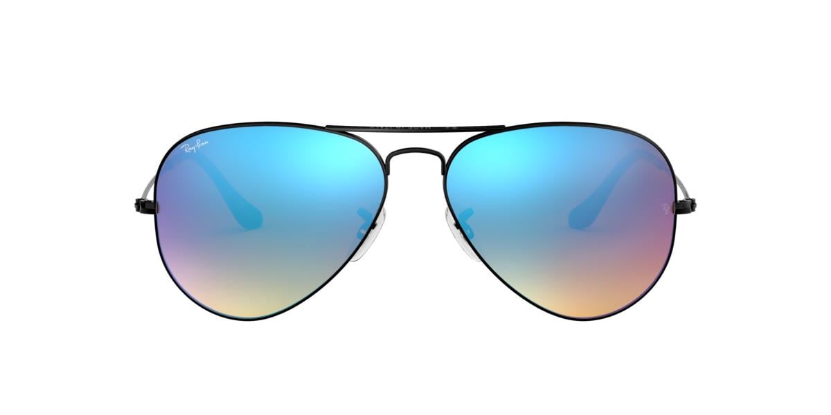 Ray-Ban RB3025 AVIATOR LARGE METAL - 002/4O - Black - 62 mm