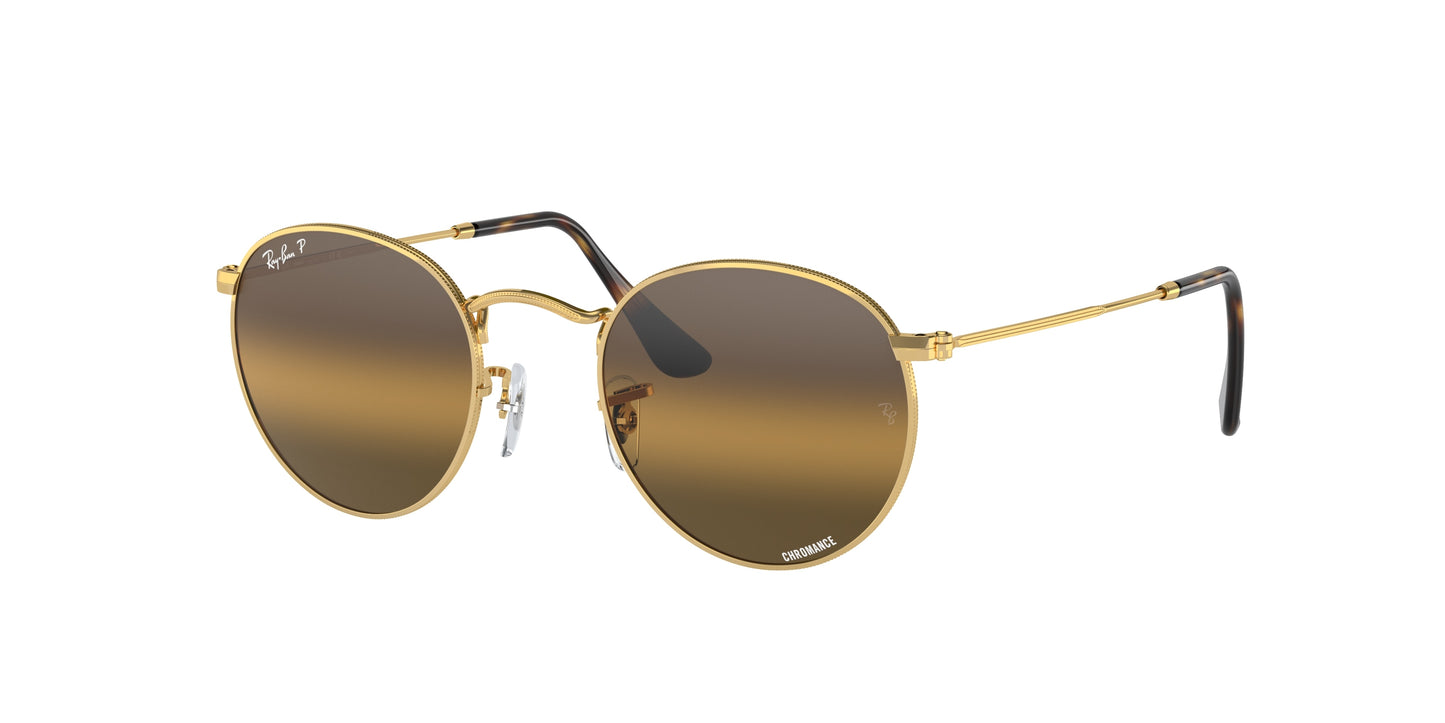 Ray-Ban RB3447 ROUND METAL 001/G5 53