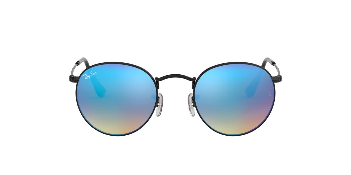 Ray-Ban RB3447 ROUND METAL - 002/4O - Black - 53 mm
