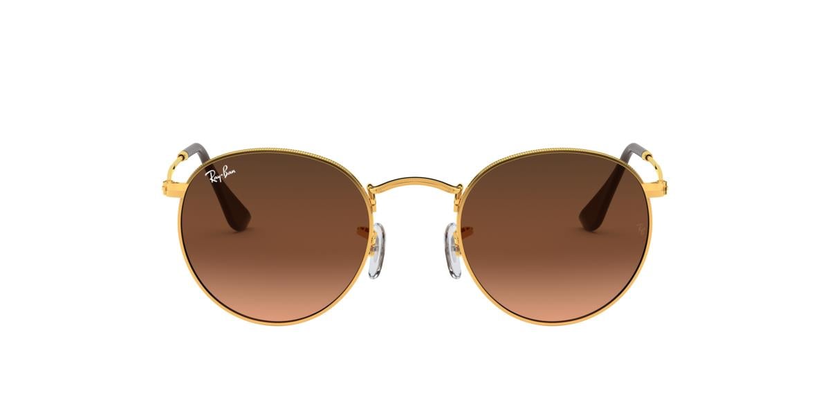 Ray-Ban RB3447 ROUND METAL - 9001A5 - Light Bronze - 47 mm