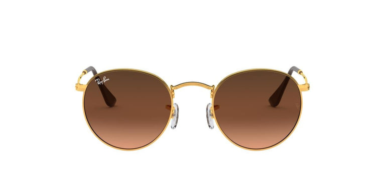 Ray-Ban RB3447 ROUND METAL - 9001A5 - Light Bronze - 47 mm