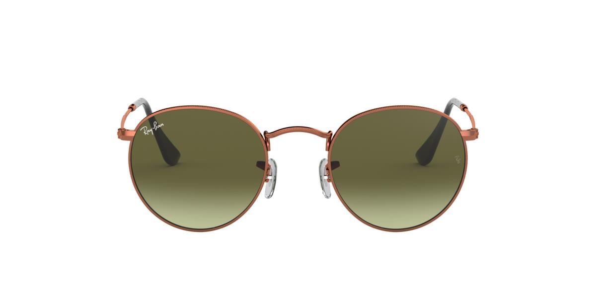 Ray-Ban RB3447 ROUND METAL - 9002A6 - Medium Bronze - 47 mm