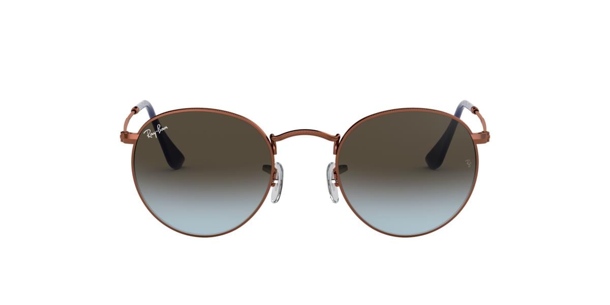 Ray-Ban RB3447 ROUND METAL - 900396 - Dark Bronze - 50 mm