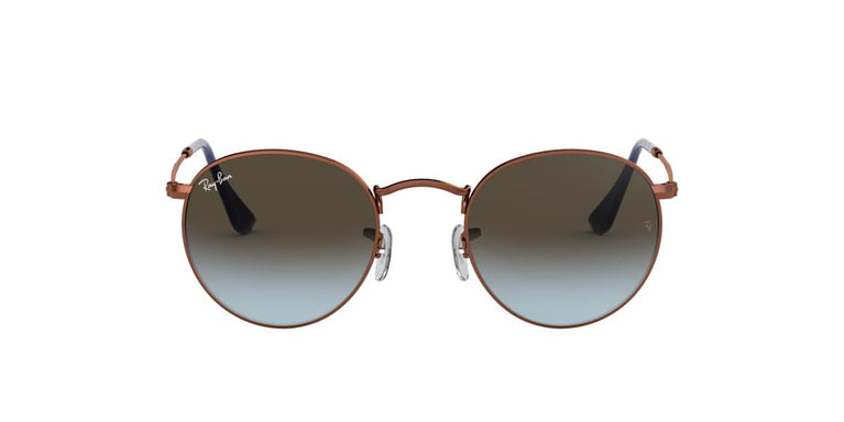 Ray-Ban RB3447 ROUND METAL - 900396 - Dark Bronze - 50 mm