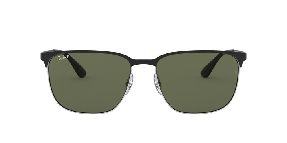 Ray-Ban RB3569 - 90049A - Black On Silver - 59 mm