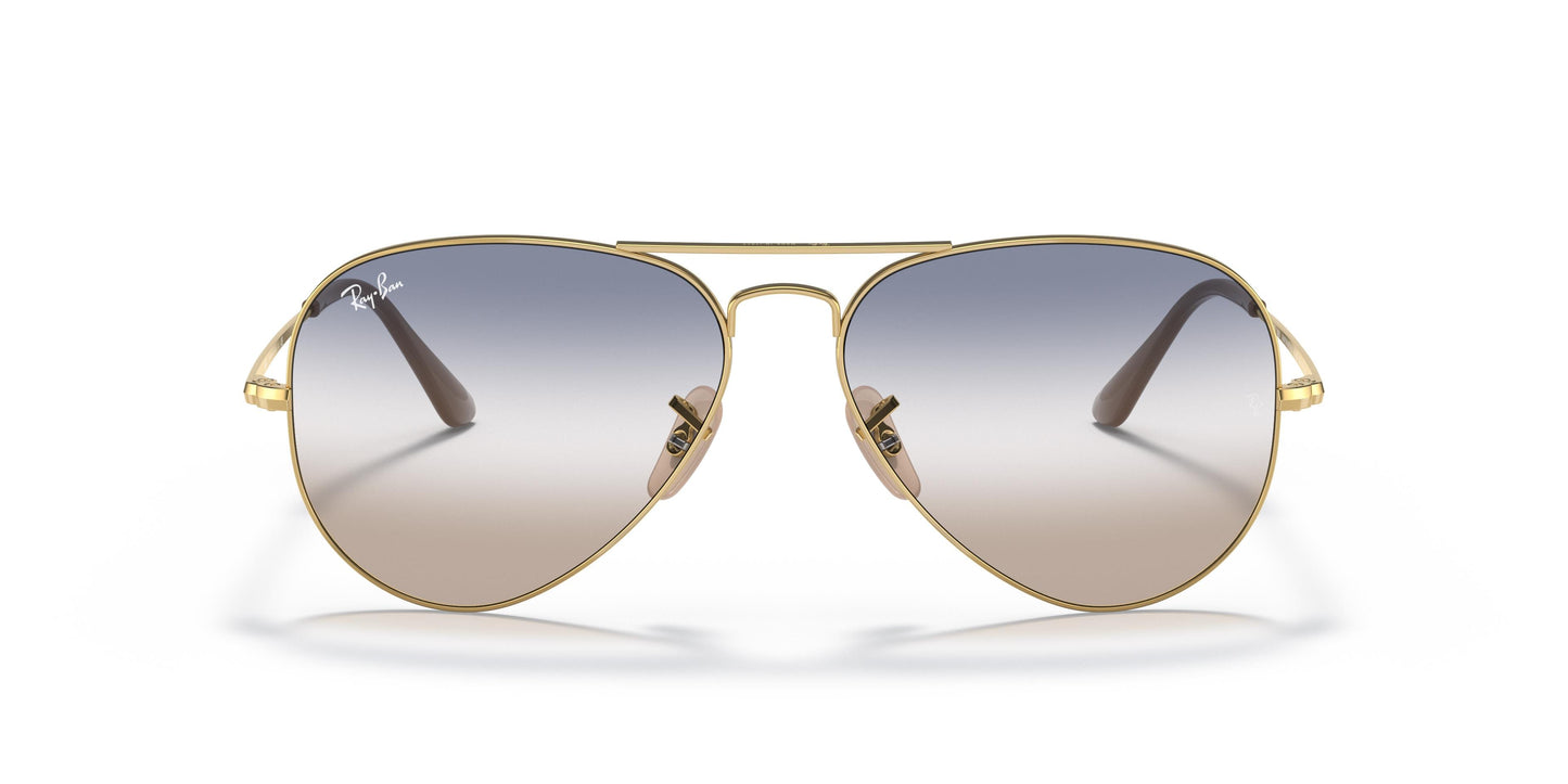 Ray-Ban RB3689 AVIATOR METAL II  001 GD 62