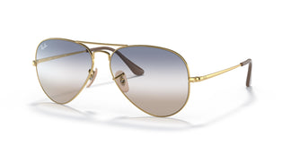 Ray-Ban RB3689 AVIATOR METAL II  001 GD 62
