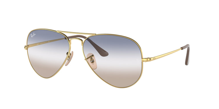 Ray-Ban RB3689 AVIATOR METAL II  001 GD 55